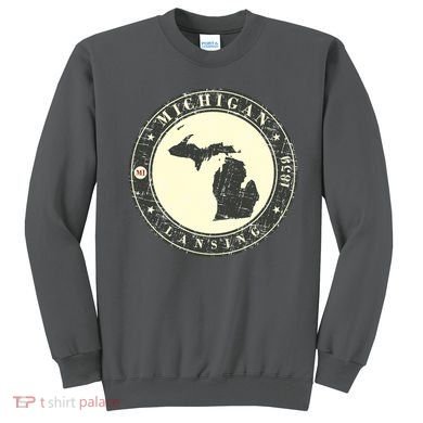 Michigan Lansing Retro Sweatshirt