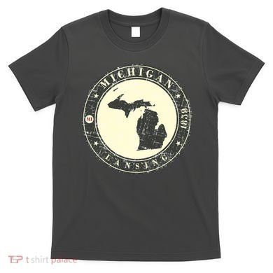 Michigan Lansing Retro T-Shirt