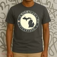 Michigan Lansing Retro T-Shirt thumb 3