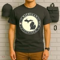 Michigan Lansing Retro T-Shirt thumb 6