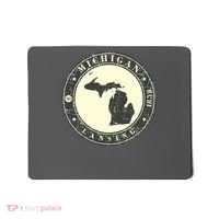Michigan Lansing Retro Mousepad thumb 0