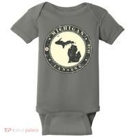 Michigan Lansing Retro Baby Bodysuit thumb 0
