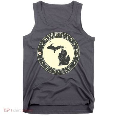 Michigan Lansing Retro Tank Top