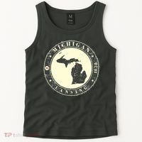 Michigan Lansing Retro Tank Top thumb 2