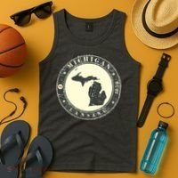 Michigan Lansing Retro Tank Top thumb 4