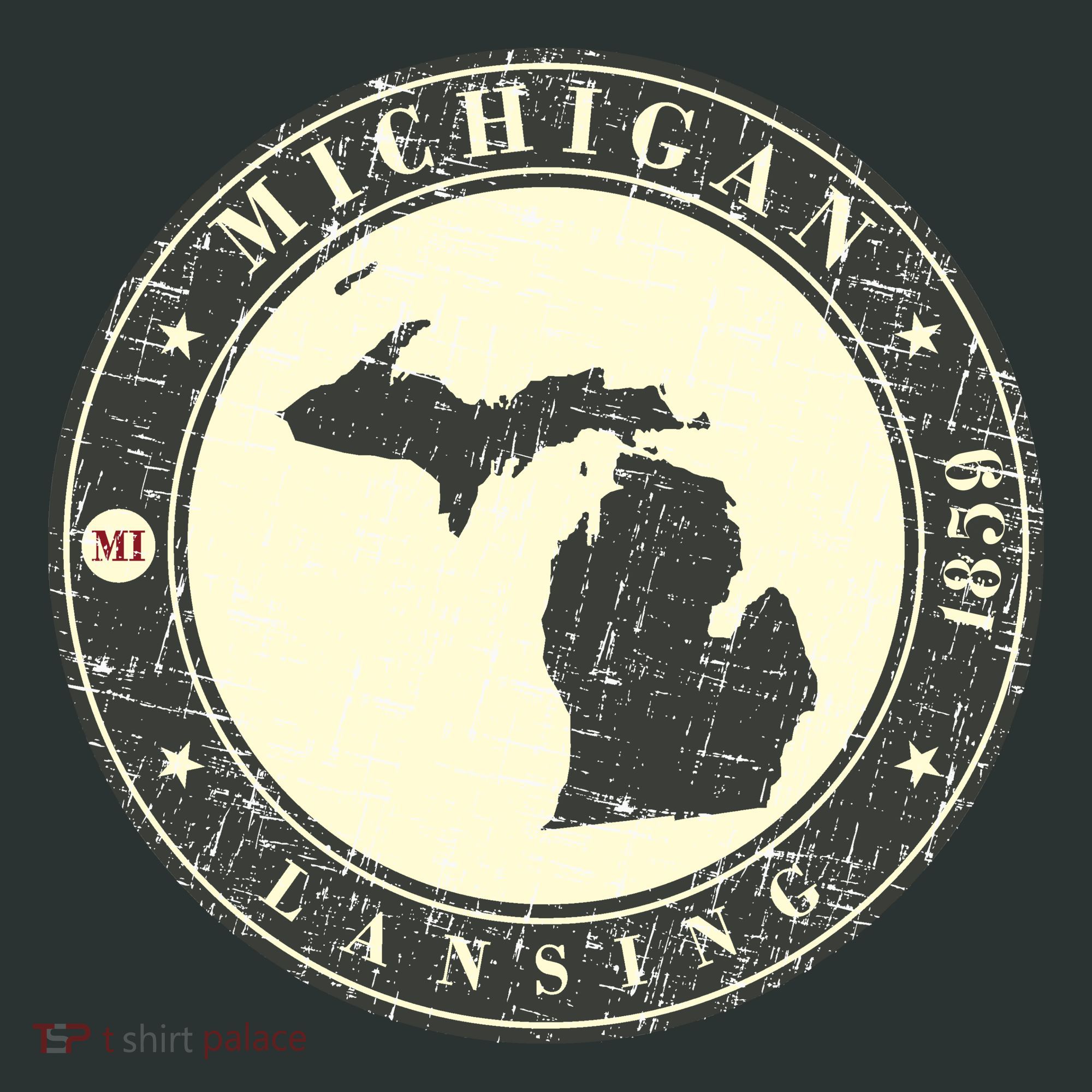 Michigan Lansing Retro Tank Top