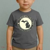 Michigan Lansing Retro Toddler T-Shirt thumb 2
