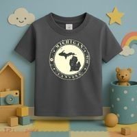 Michigan Lansing Retro Toddler T-Shirt thumb 3