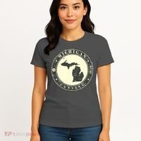 Michigan Lansing Retro Women's T-Shirt thumb 4
