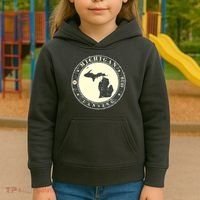 Michigan Lansing Retro Kids Hoodie thumb 3