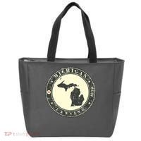 Michigan Lansing Retro Tote Bag thumb 0