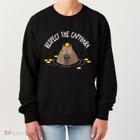 Meme Lover Respect Capybara Women's Sweatshirt thumb 0