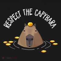 Meme Lover Respect Capybara Doggie Tank thumb 4