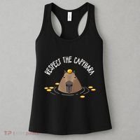 Meme Lover Respect Capybara Women's Tank Top thumb 3