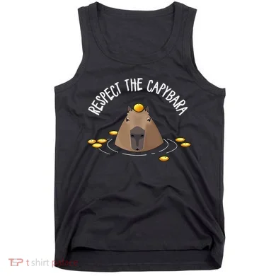 Meme Lover Respect Capybara Tank Top