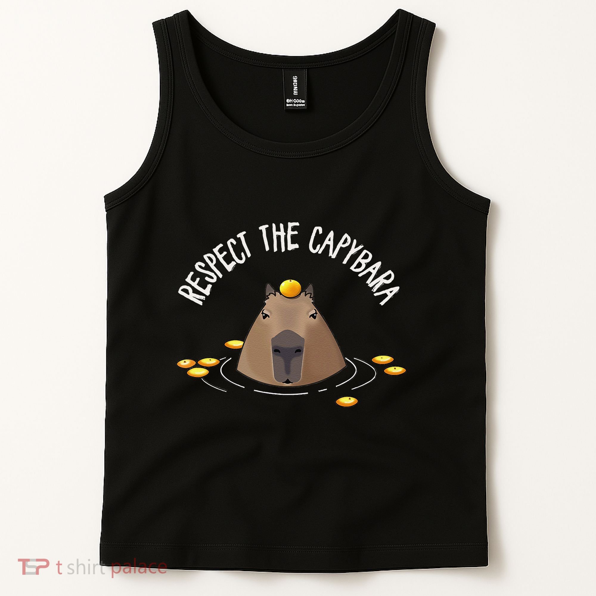 Meme Lover Respect Capybara Tank Top