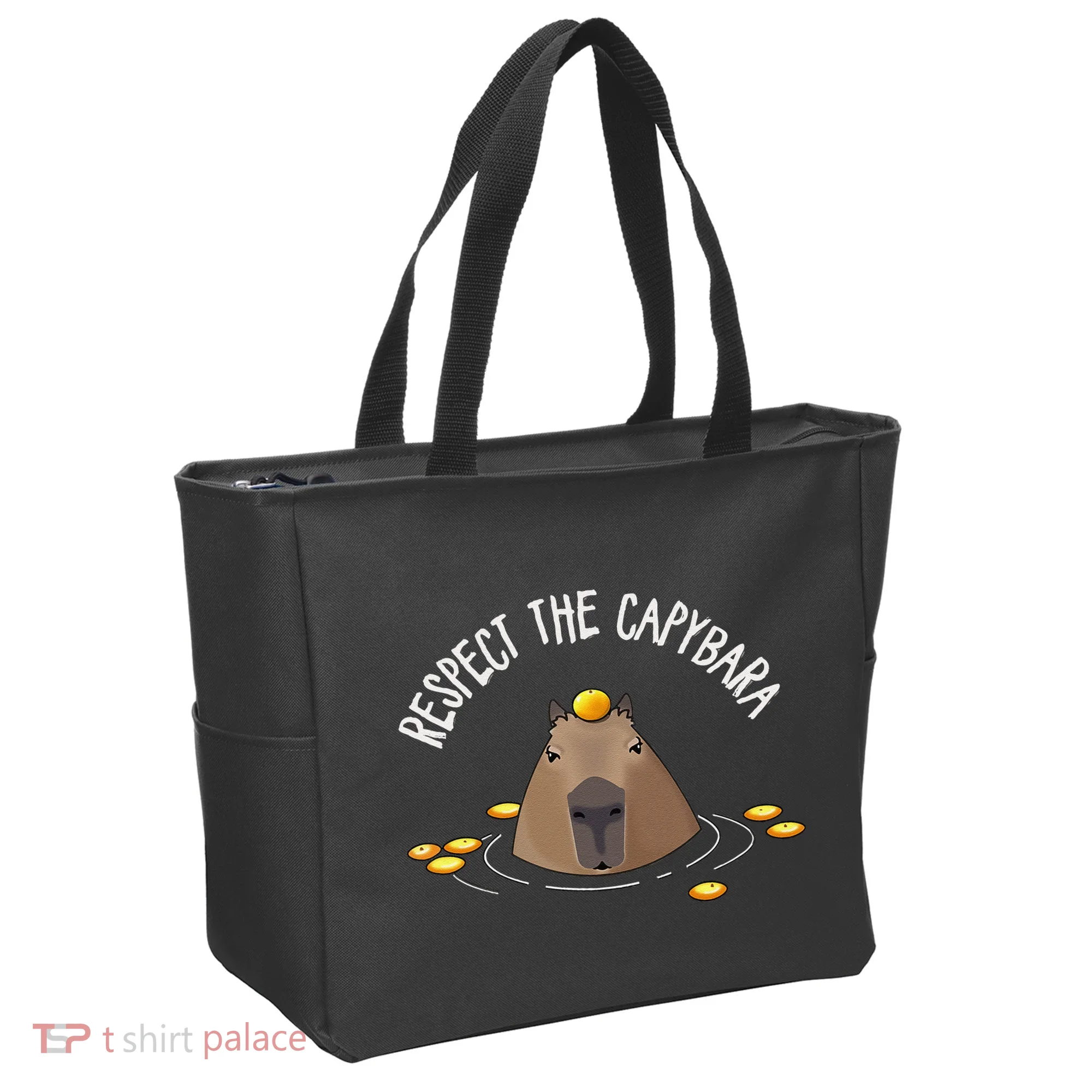 Meme Lover Respect Capybara Tote Bag