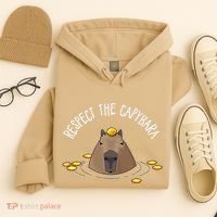 Meme Lover Respect Capybara Hoodie thumb 4