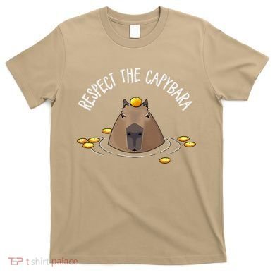 Meme Lover Respect Capybara T-Shirt
