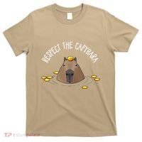 Meme Lover Respect Capybara T-Shirt thumb 0