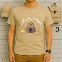 Meme Lover Respect Capybara T-Shirt thumb 6