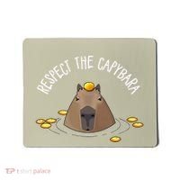 Meme Lover Respect Capybara Mousepad thumb 0