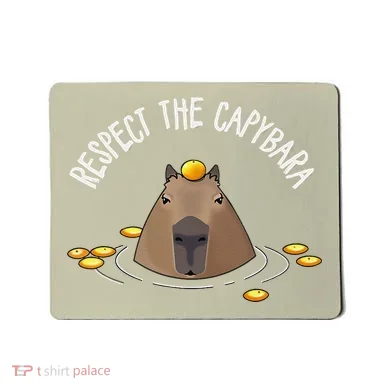 Meme Lover Respect Capybara Mousepad