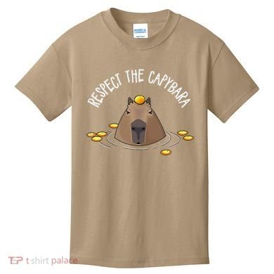 Meme Lover Respect Capybara Kids T-Shirt