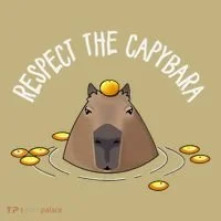 Meme Lover Respect Capybara Kids T-Shirt thumb 2