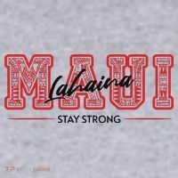 Maui Lahaina Stay Strong Maui Wildfire Relief Praying & Support Worldwid Women's Sweatshirt thumb 2