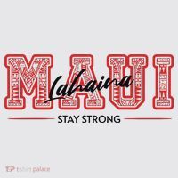 Maui Lahaina Stay Strong Maui Wildfire Relief Praying & Support Worldwid Womens Funnel Neck Pullover Hood thumb 2