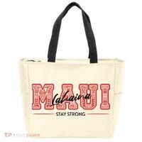 Maui Lahaina Stay Strong Maui Wildfire Relief Praying & Support Worldwid Tote Bag thumb 0