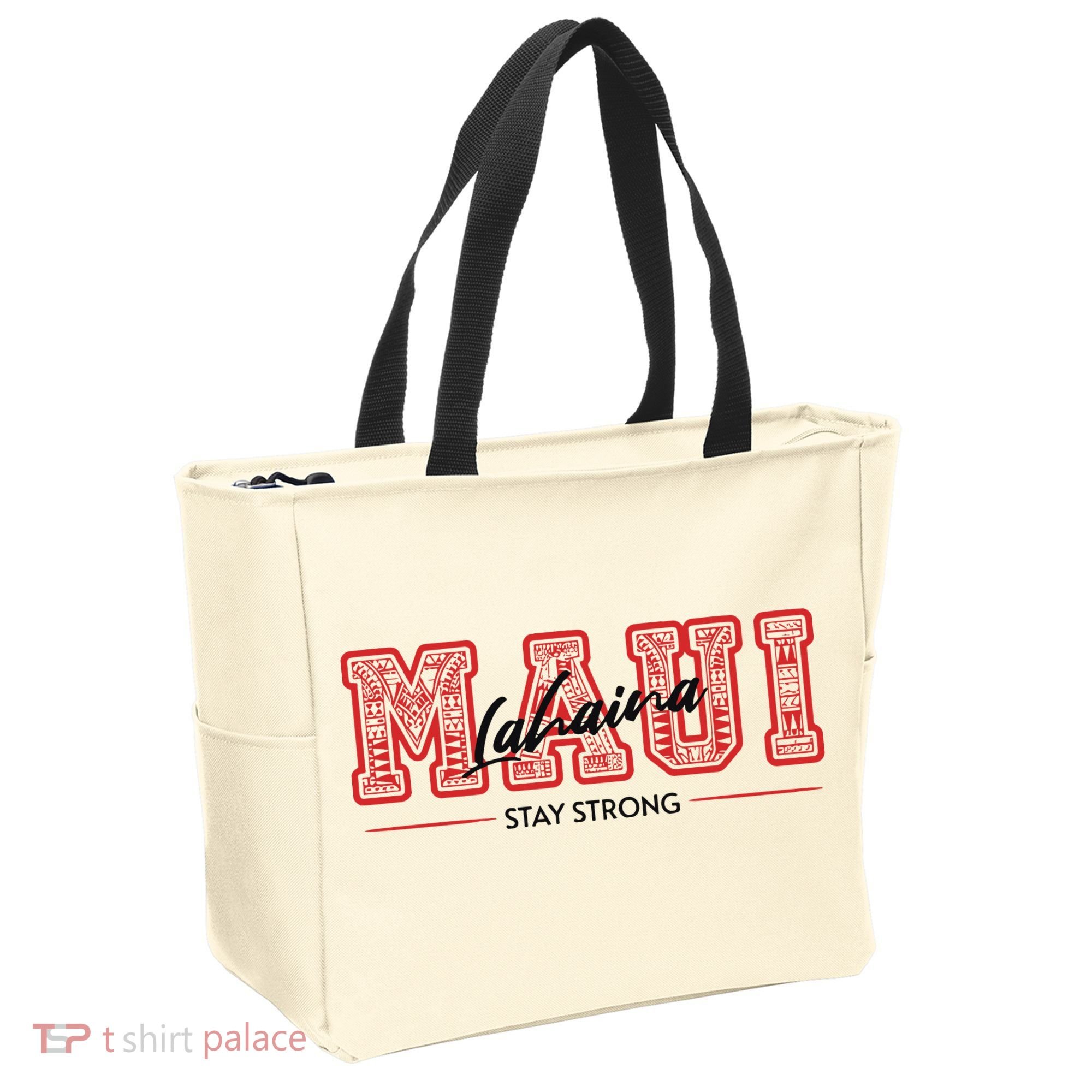 Maui Lahaina Stay Strong Maui Wildfire Relief Praying & Support Worldwid Tote Bag