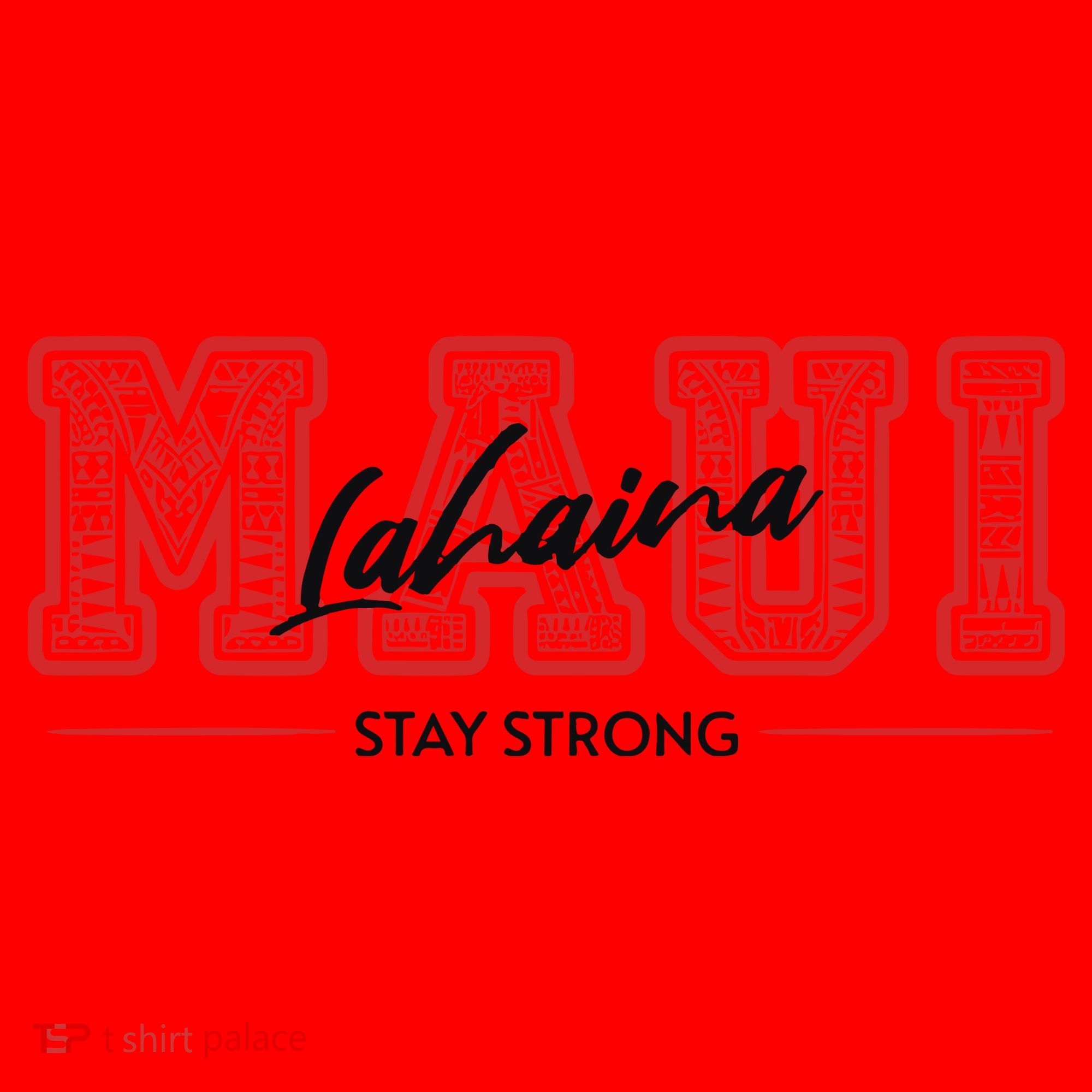 Maui Lahaina Stay Strong Maui Wildfire Relief Praying & Support Worldwid Santa Hat