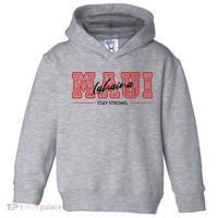 Maui Lahaina Stay Strong Maui Wildfire Relief Praying & Support Worldwid Toddler Hoodie thumb 0
