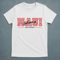 Maui Lahaina Stay Strong Maui Wildfire Relief Praying & Support Worldwid T-Shirt thumb 5