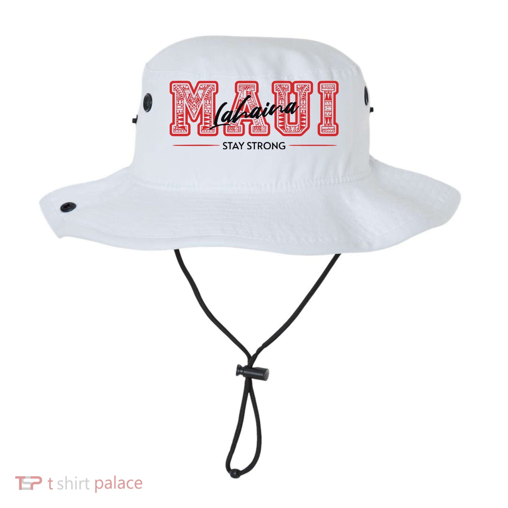 Maui Lahaina Stay Strong Maui Wildfire Relief Praying & Support Worldwid Bucket Hat