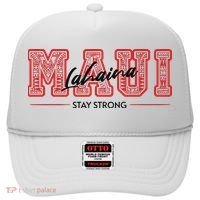 Maui Lahaina Stay Strong Maui Wildfire Relief Praying & Support Worldwid Hat thumb 0