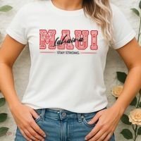 Maui Lahaina Stay Strong Maui Wildfire Relief Praying & Support Worldwid Women's T-Shirt thumb 2
