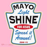 Mayo Light Shine Funny Christian Coaster thumb 2