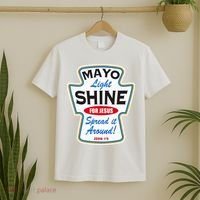Mayo Light Shine Funny Christian T-Shirt thumb 2