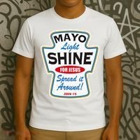Mayo Light Shine Funny Christian T-Shirt thumb 3