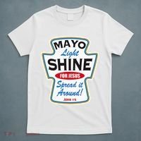 Mayo Light Shine Funny Christian T-Shirt thumb 5