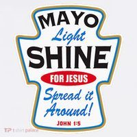 Mayo Light Shine Funny Christian Women's Hoodie thumb 2