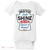 Mayo Light Shine Funny Christian Baby Bodysuit thumb 0