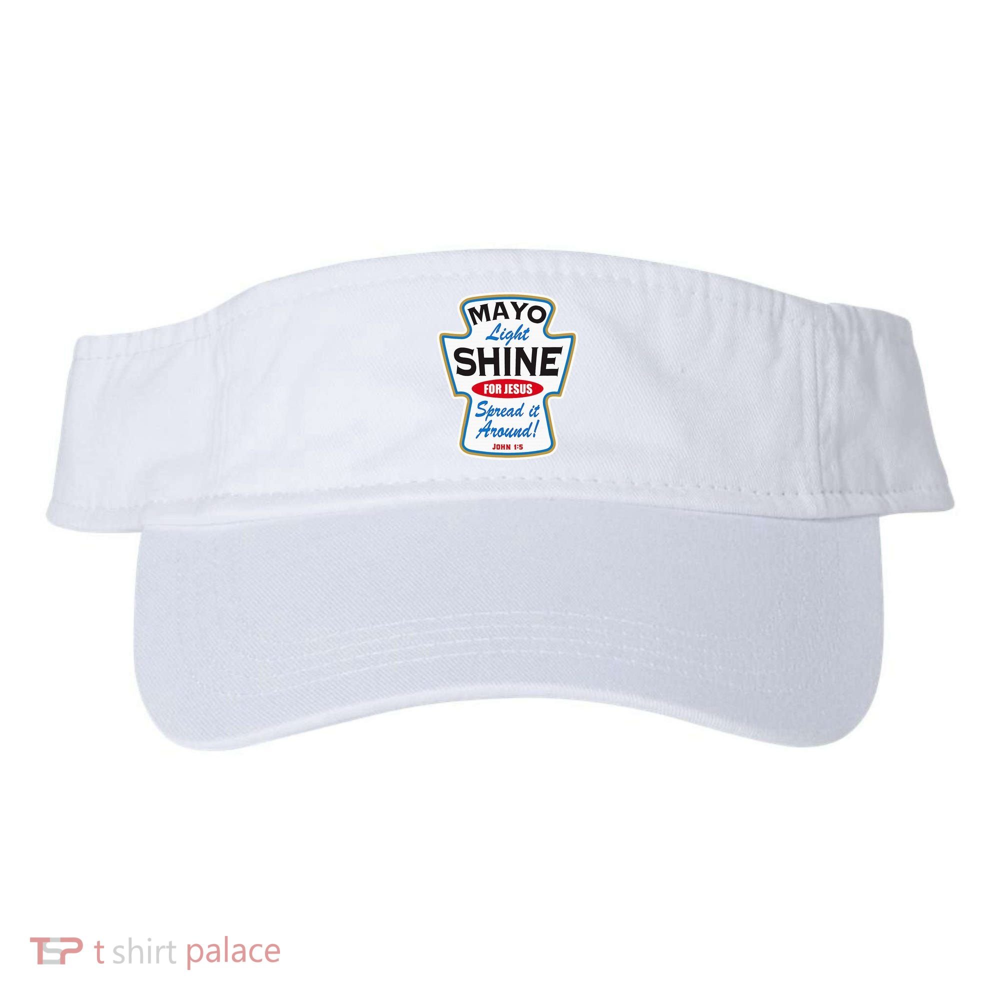 Mayo Light Shine Funny Christian Visor