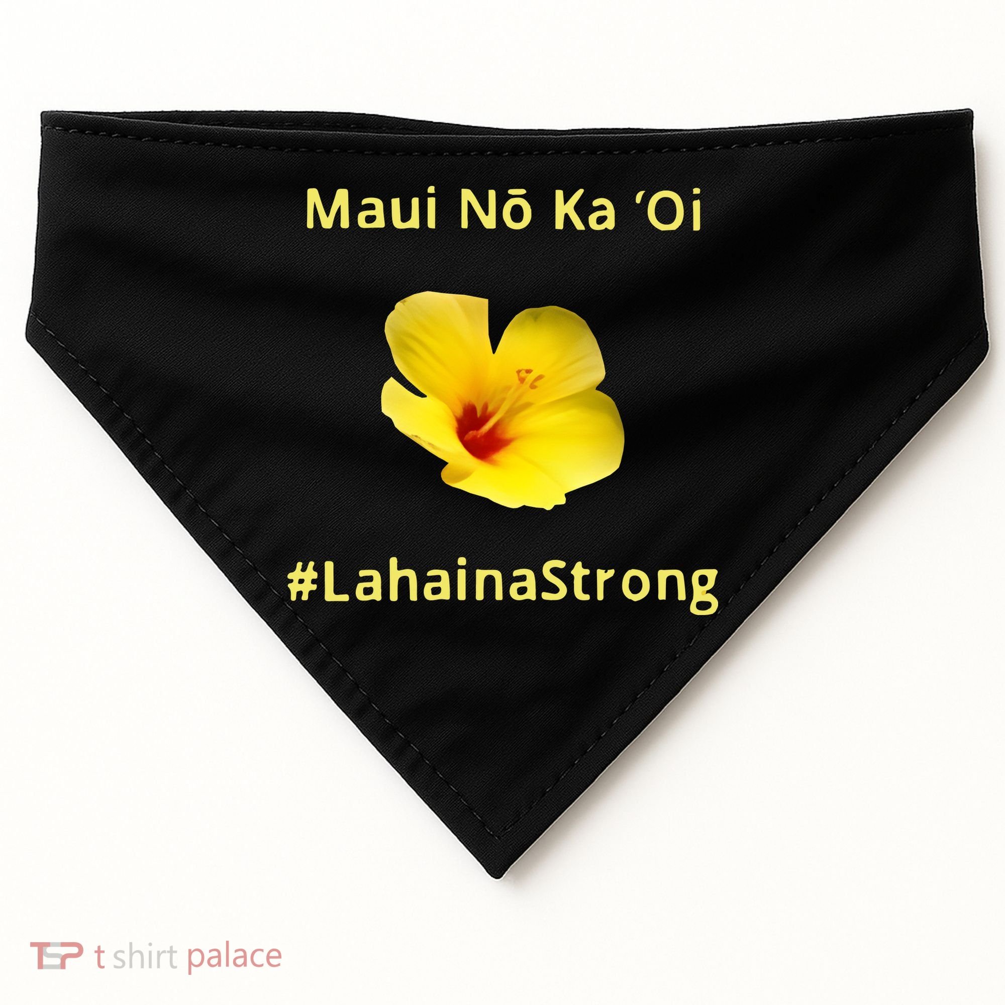 Maui Lahaina Strong Hawaii Strong Wildfire Support USA-Made Doggie Bandana