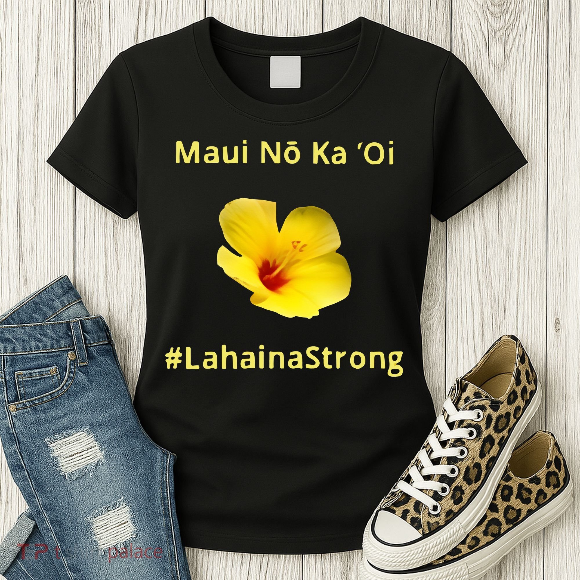 Maui Lahaina Strong Hawaii Strong Wildfire Support Women's T-Shirt