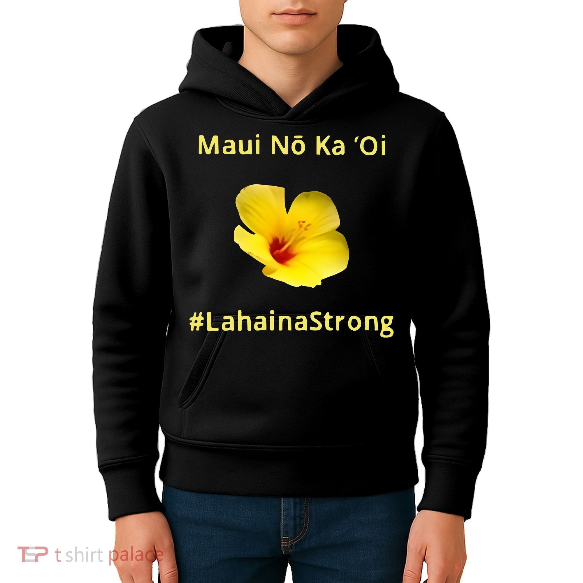 Maui Lahaina Strong Hawaii Strong Wildfire Support Kids Hoodie