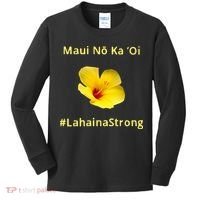 Maui Lahaina Strong Hawaii Strong Wildfire Support Kids Long Sleeve Shirt thumb 0